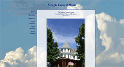 Desktop Screenshot of mengisfuneralhome.com